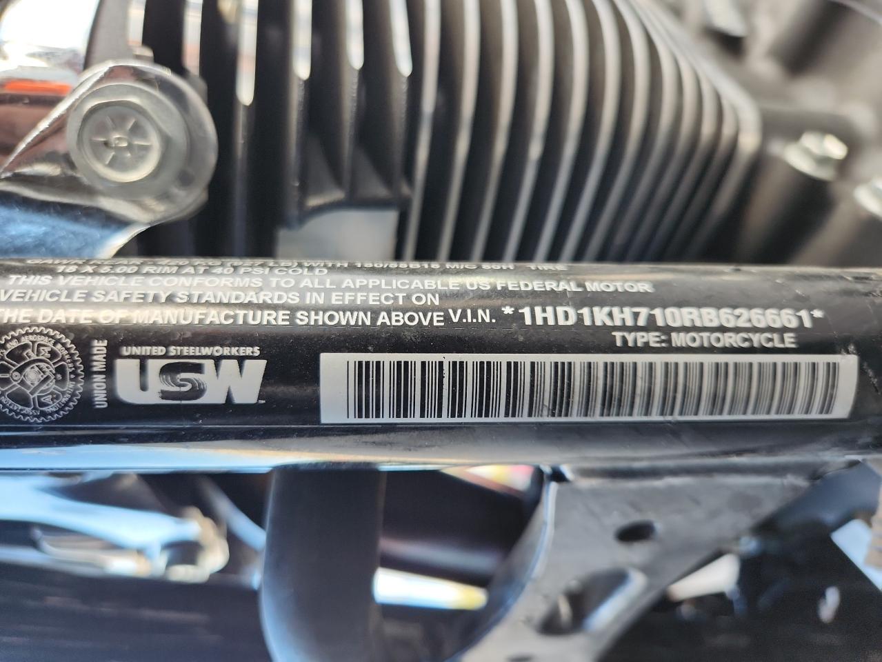 2024 Harley-Davidson Fltrx VIN: 1HD1KH710RB626661 Lot: 84052135