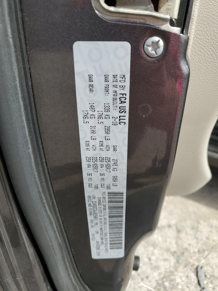 2018 Dodge Grand Caravan Sxt VIN: 2C4RDGCG4JR250071 Lot: 81950935