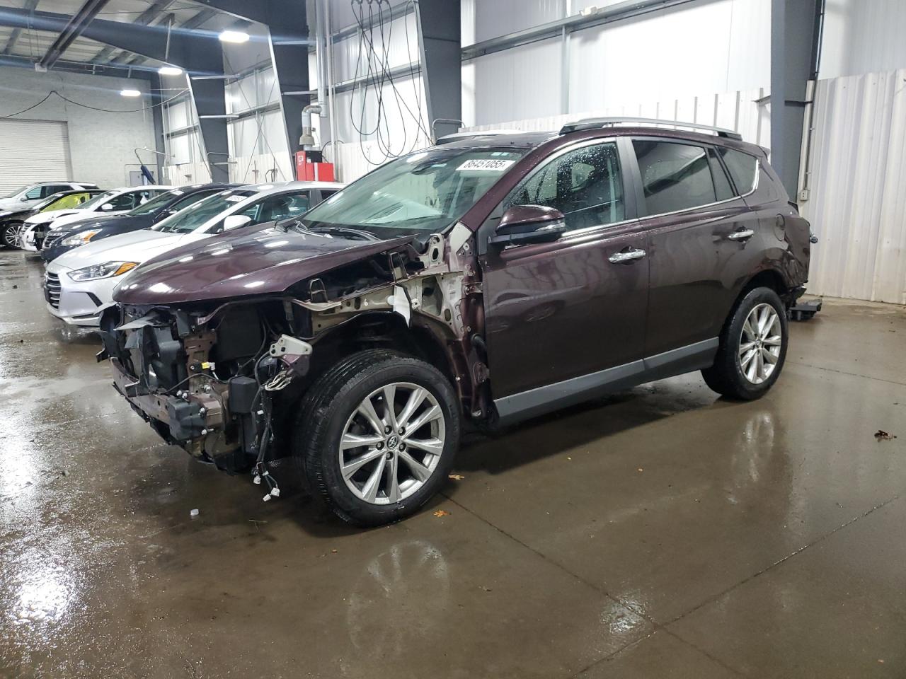 2017 Toyota Rav4 Limited purple suv gas 2T3DFREV0HW666257 photo #1