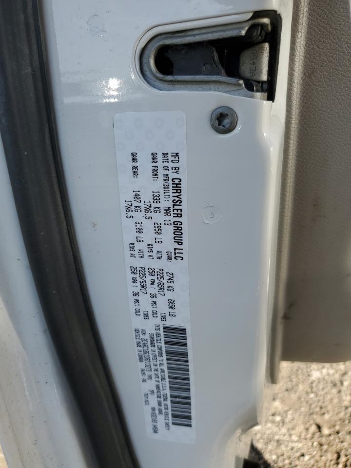 2013 Chrysler Town & Country Touring VIN: 2C4RC1BG1DR713273 Lot: 84796785