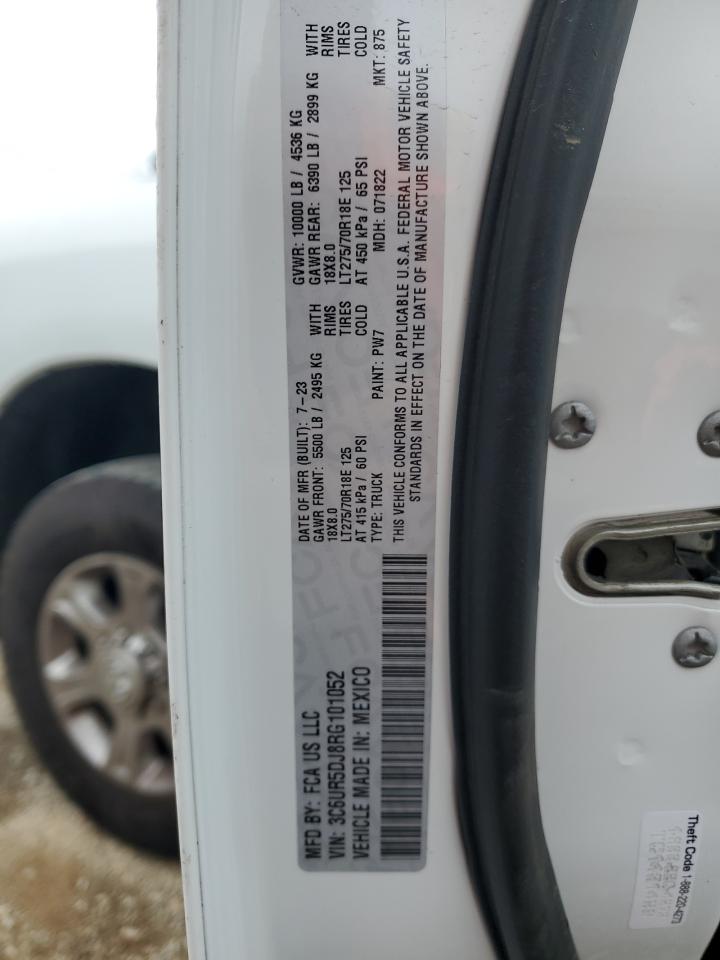 2024 Ram 2500 Big Horn VIN: 3C6UR5DJ8RG101052 Lot: 82445245