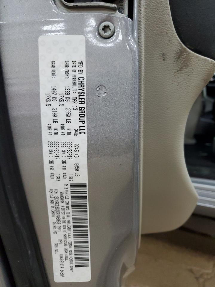 2013 Chrysler Town & Country Touring VIN: 2C4RC1BG1DR708803 Lot: 85562205