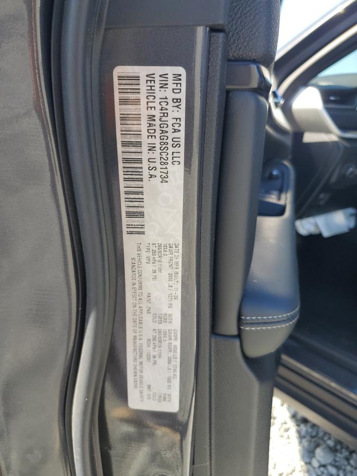 2025 Jeep Grand Cherokee Laredo VIN: 1C4RJGAG8SC281734 Lot: 85875395