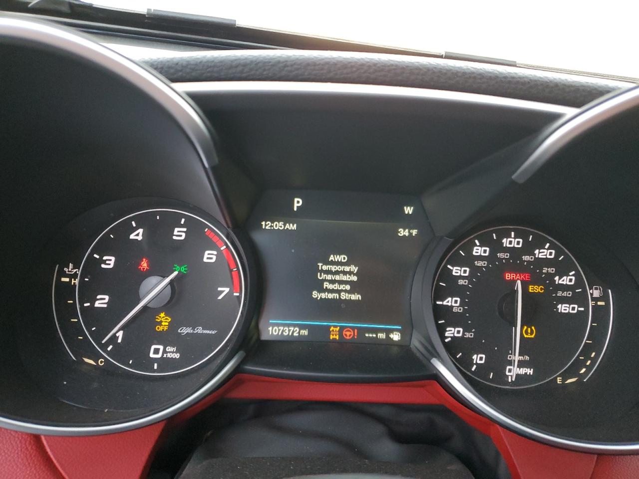 2017 Alfa Romeo Giulia Ti Q4 VIN: ZARFAEEN4H7555194 Lot: 90872085