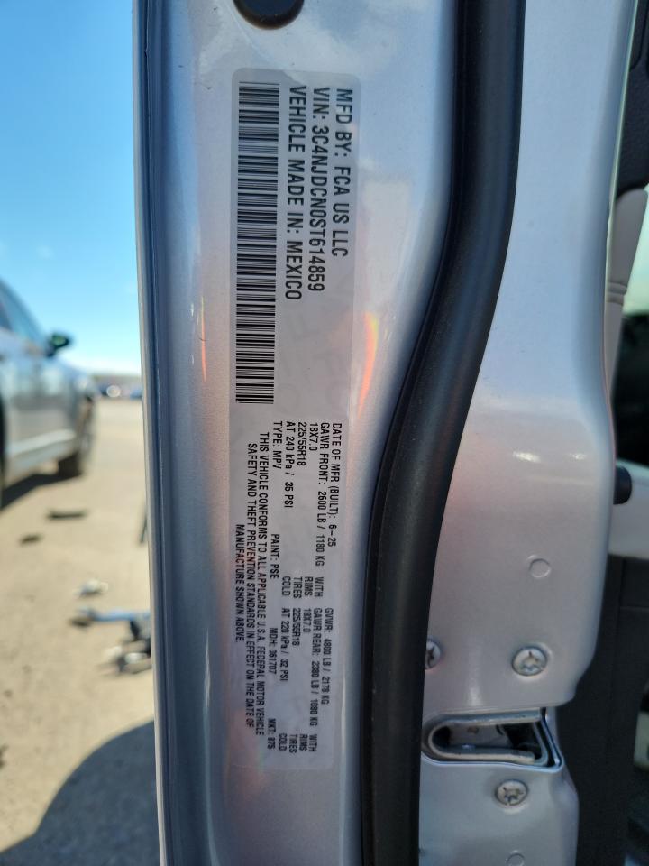 2025 Jeep Compass Limited VIN: 3C4NJDCN0ST614859 Lot: 90885905