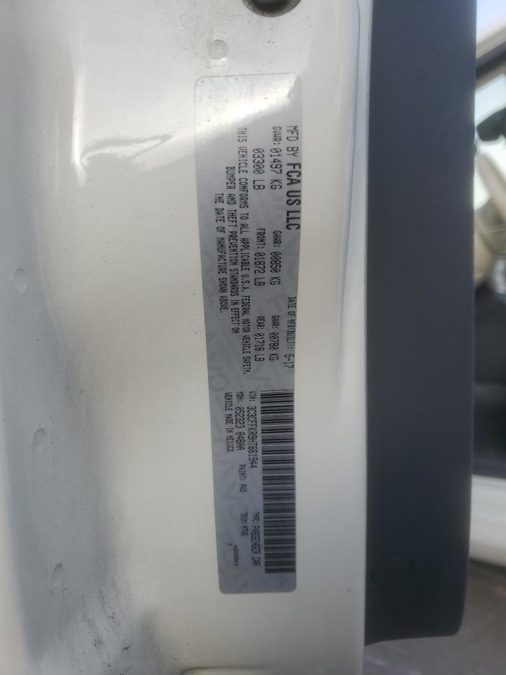 2017 Fiat 500 Pop VIN: 3C3CFFKR9HT661944 Lot: 85705595