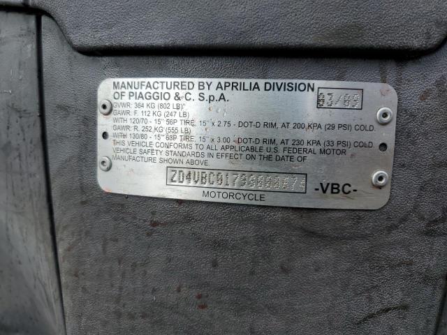 2009 APRILIA SPORTCITY 250 CUBE  