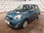 2015 NISSAN MICRA ACENTA CVT 1.2 ACENTA 5DR CVT for sale at Copart NEWBURY