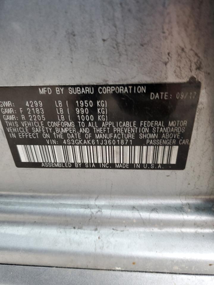 2018 Subaru Impreza Sport VIN: 4S3GKAK61J3601871 Lot: 86697575