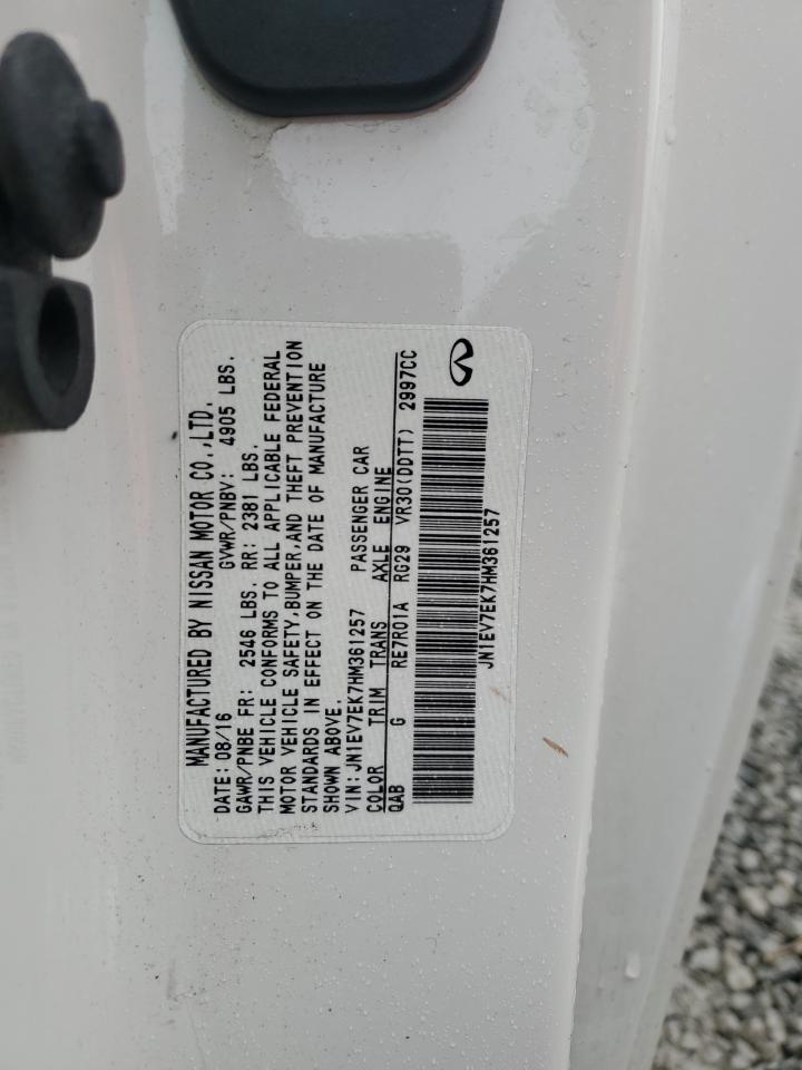 2017 Infiniti Q60 Premium VIN: JN1EV7EK7HM361257 Lot: 90050765