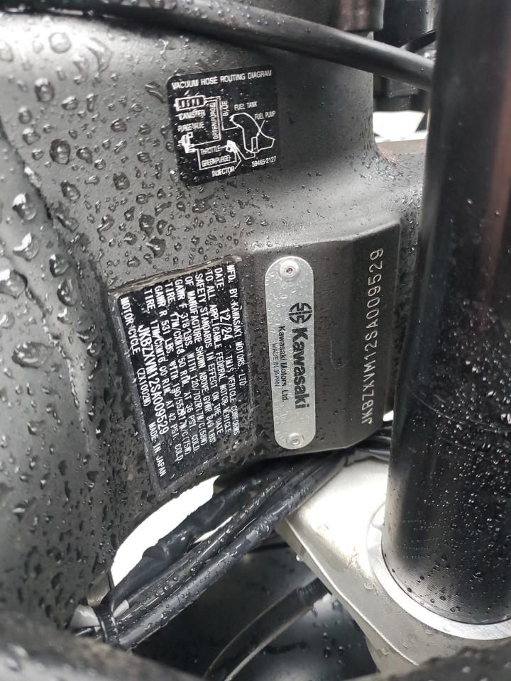 2025 Kawasaki Zx1002 M VIN: JKBZXVM12SA009529 Lot: 86457865