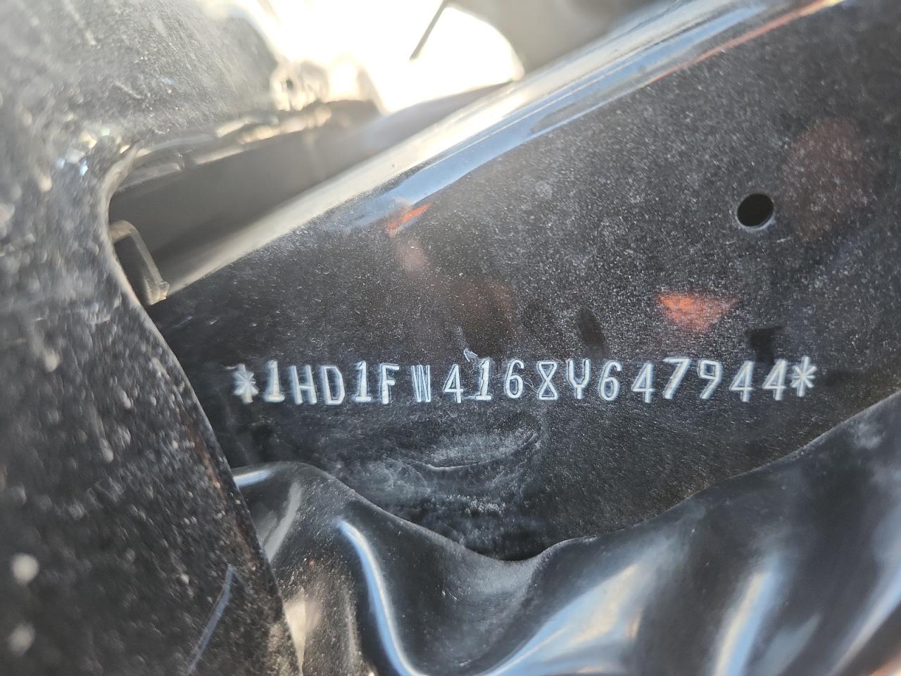 2008 Harley-Davidson Flhr Fire VIN: 1HD1FW4168Y647944 Lot: 80650915