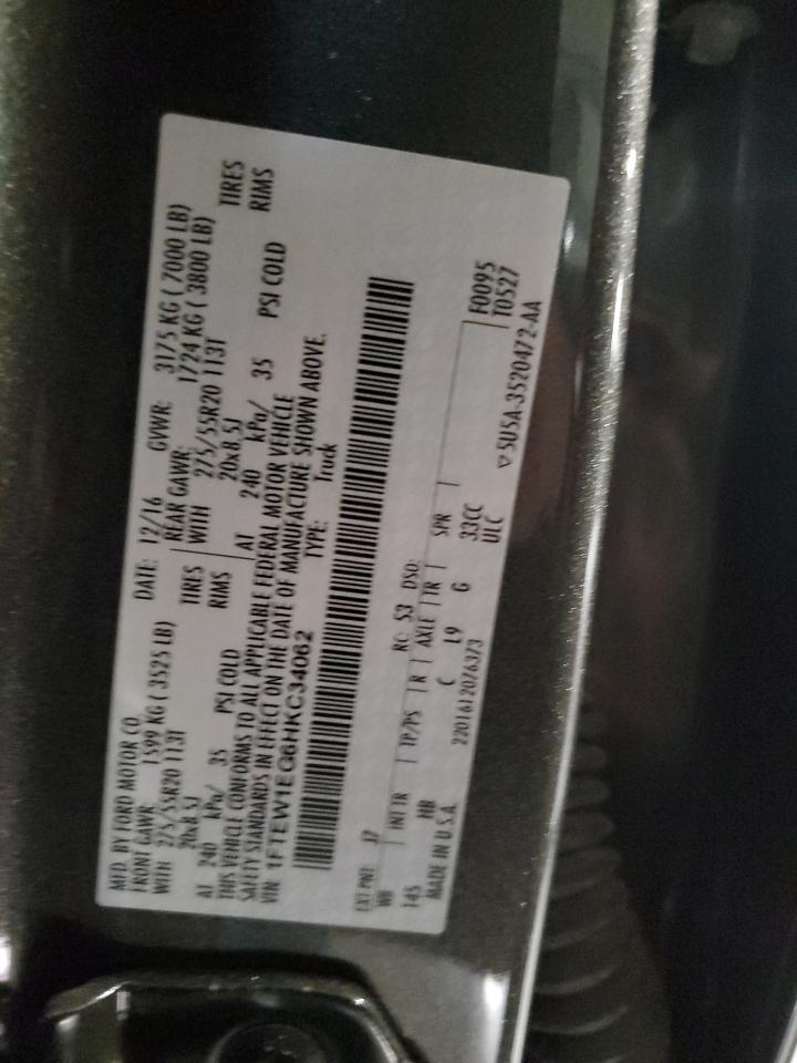 2017 Ram 1500 Sport VIN: 1C6RR6MT6HS707583 Lot: 81970305