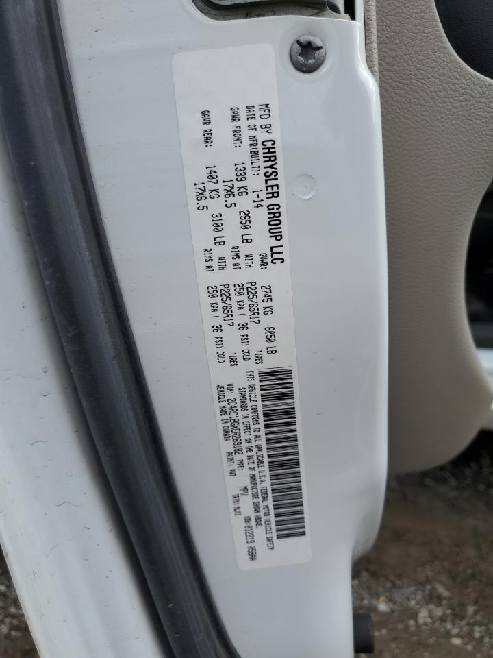 2014 Chrysler Town & Country Touring VIN: 2C4RC1BGXER269182 Lot: 85696905