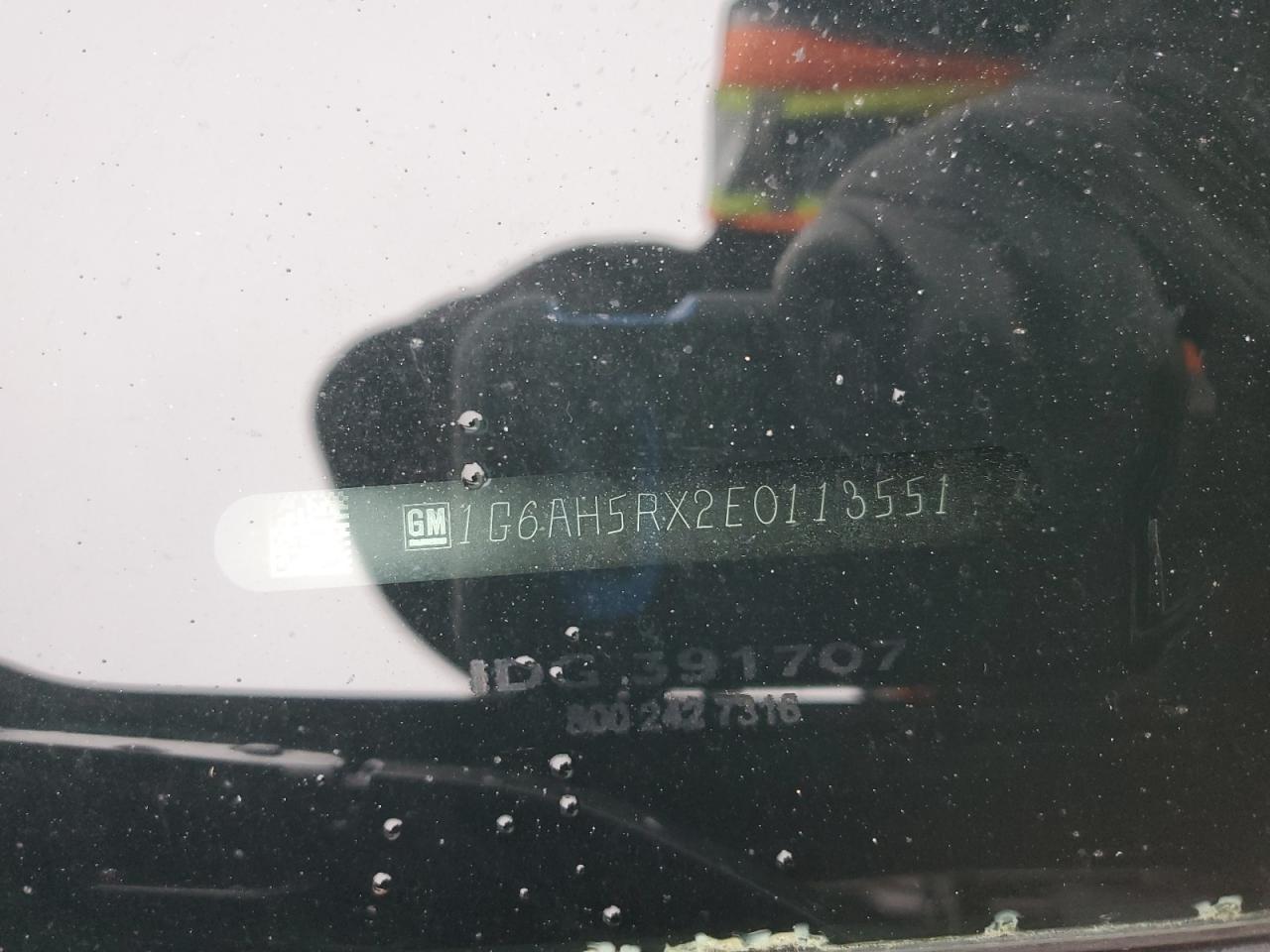 2014 Cadillac Ats Luxury VIN: 1G6AH5RX2E0113551 Lot: 90278225