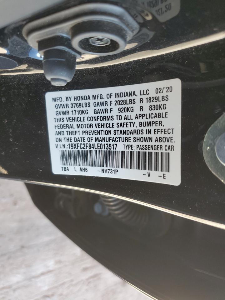 2020 Honda Civic Sport VIN: 19XFC2F84LE013517 Lot: 84710085