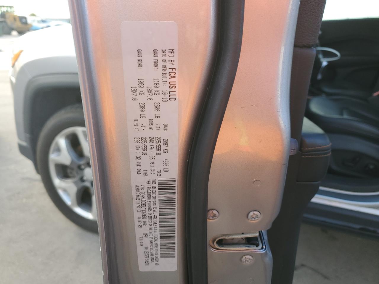 2020 Jeep Compass Limited VIN: 3C4NJDCB5LT137966 Lot: 84068285