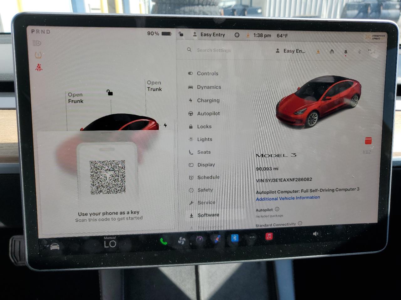 2022 Tesla Model 3 VIN: 5YJ3E1EAXNF286082 Lot: 86097205