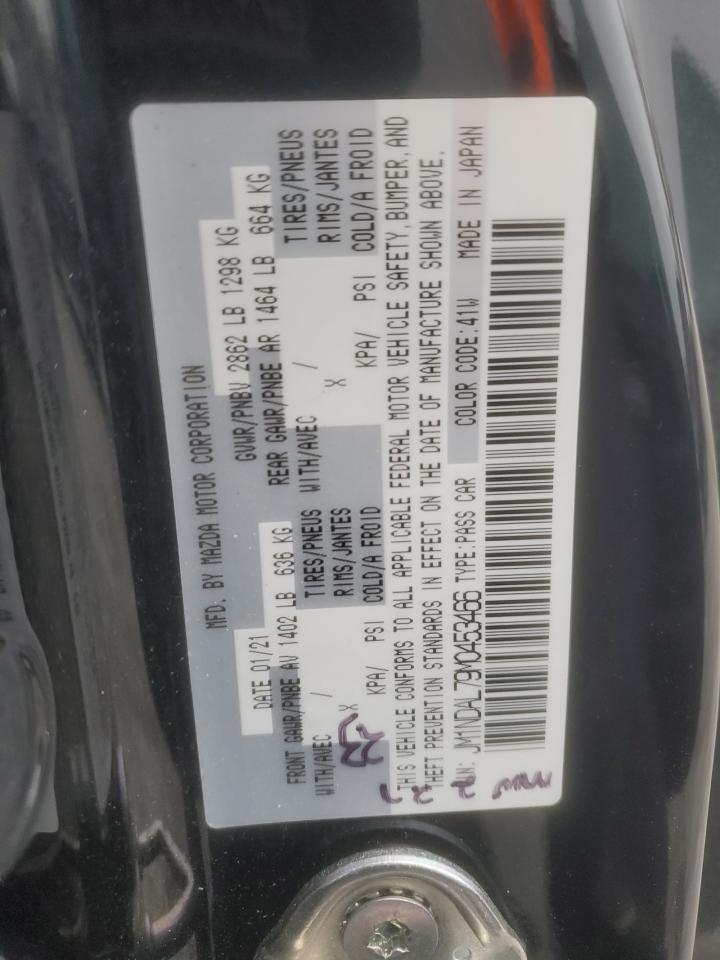 2021 Mazda Mx-5 Miata Club VIN: JM1NDAL79M0453466 Lot: 89867105