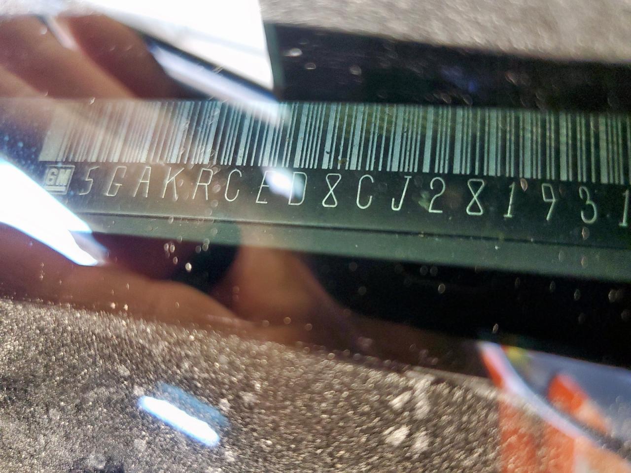 2012 Buic Enclave VIN: 5GAKRCED8CJ281931 Lot: 86087115