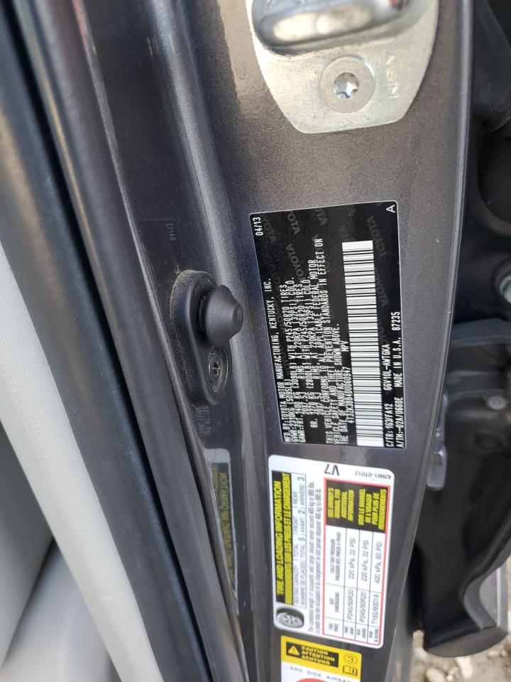 2013 Toyota Venza Le VIN: 4T3ZK3BB4DU060947 Lot: 89858245