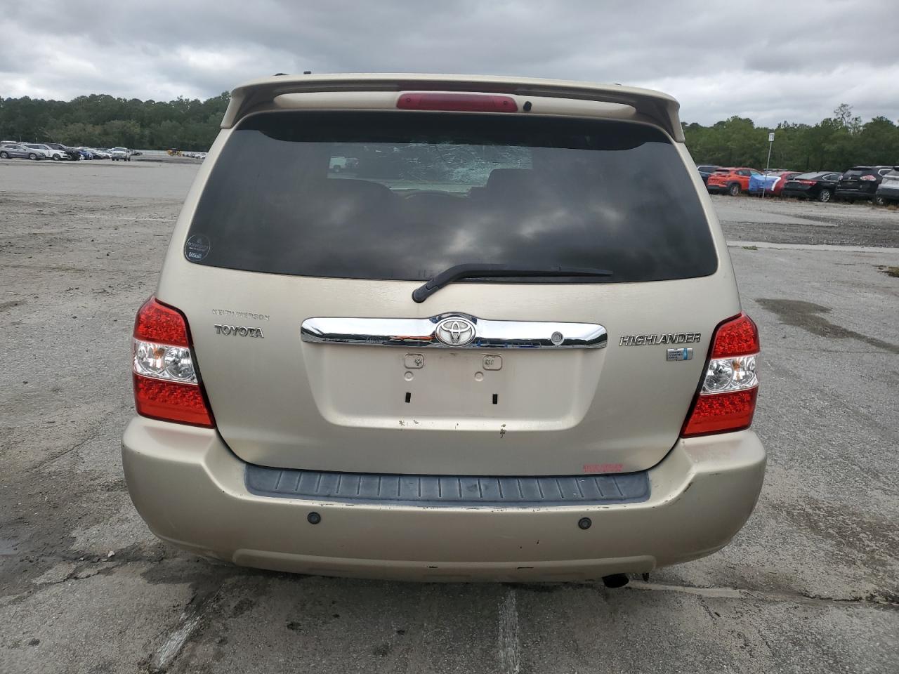 2006 Toyota Highlander Hybrid VIN: JTEDW21A460004656 Lot: 82367205