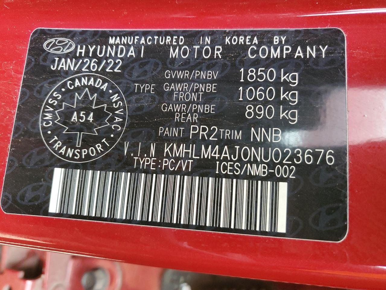 2022 Hyundai Elantra Blue VIN: KMHLM4AJ0NU023676 Lot: 90405235