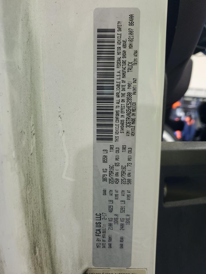 2017 Ram Promaster 1500 1500 Standard VIN: 3C6TRVAG5HE529580 Lot: 86253705