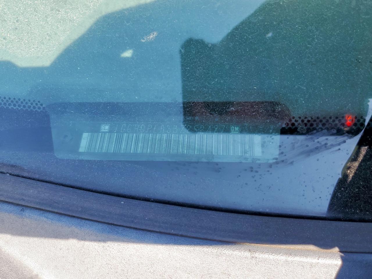 2011 Chevrolet Silverado C1500 Ls VIN: 1GCRCREA3BZ252487 Lot: 85870875