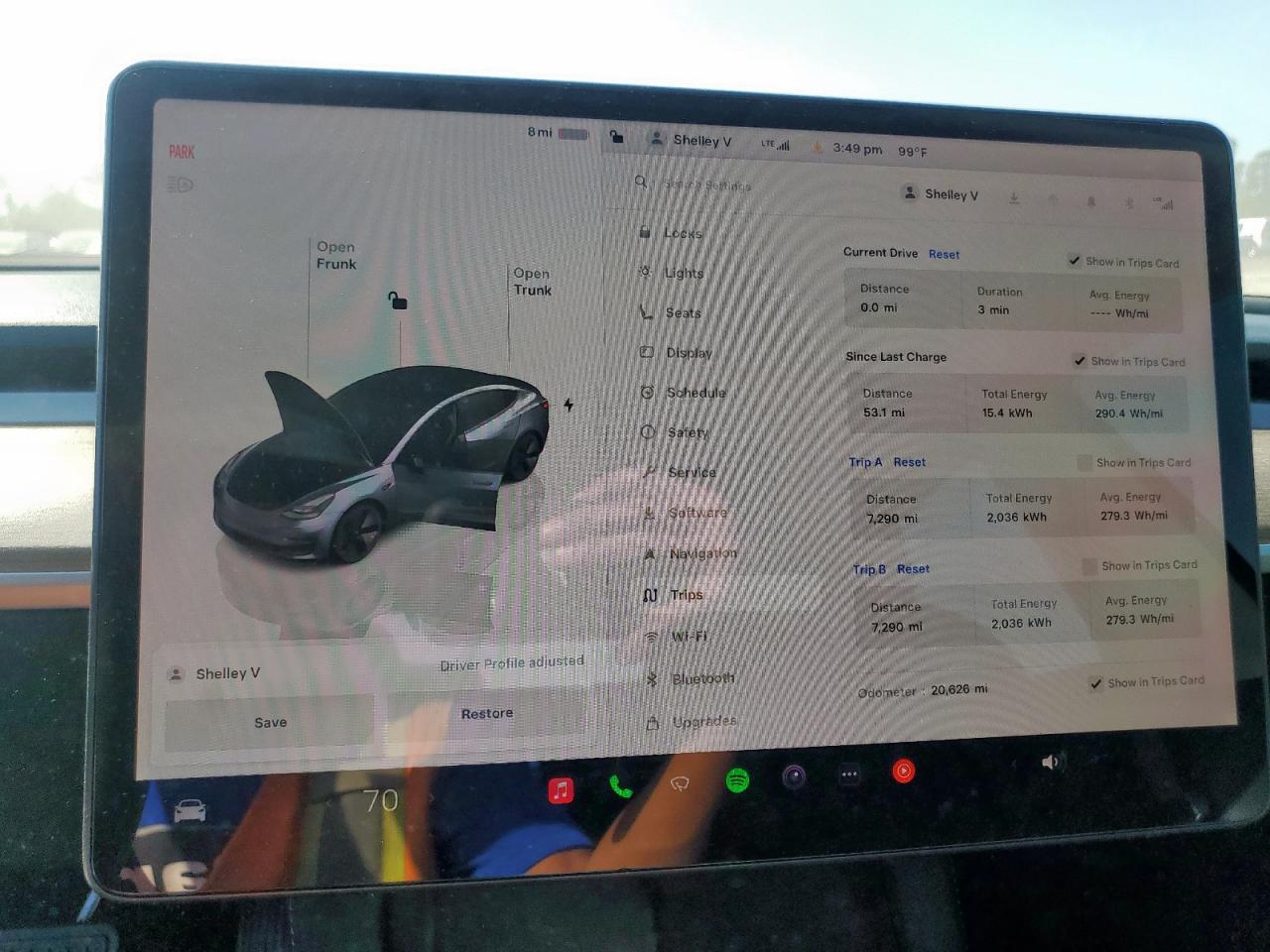 2023 Tesla Model 3 VIN: 5YJ3E1EA2PF549314 Lot: 86851765