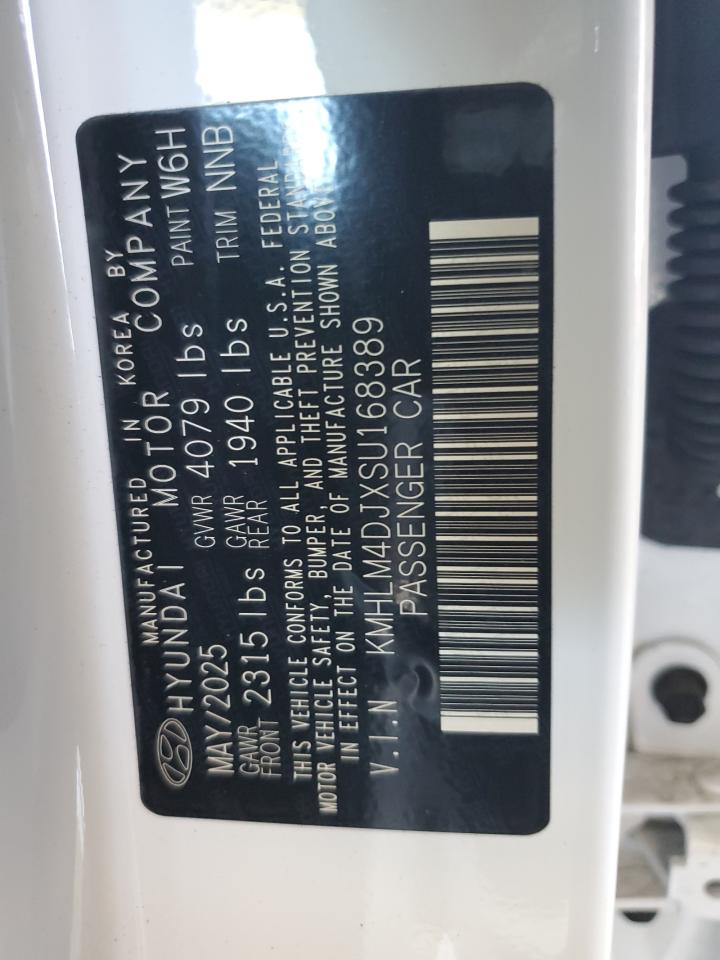 2025 Hyundai Elantra Blue VIN: KMHLM4DJXSU168389 Lot: 85007225