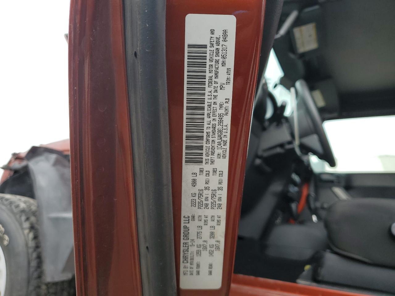 2014 Jeep Wrangler Sport VIN: 1C4AJWAG8EL298495 Lot: 84959245