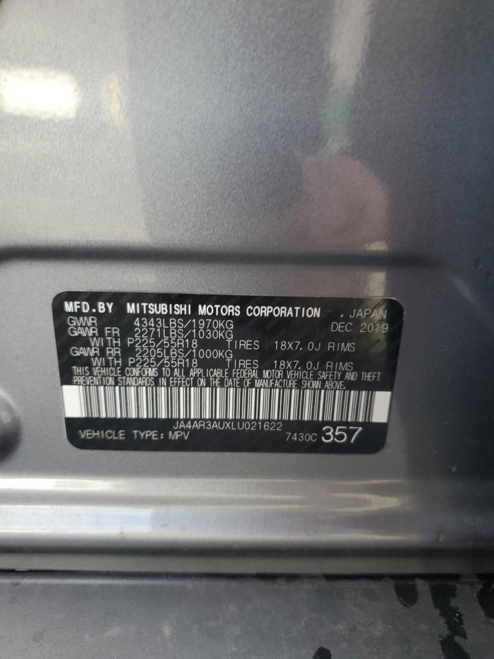 2020 Mitsubishi Outlander Sport Es VIN: JA4AR3AUXLU021622 Lot: 81997485