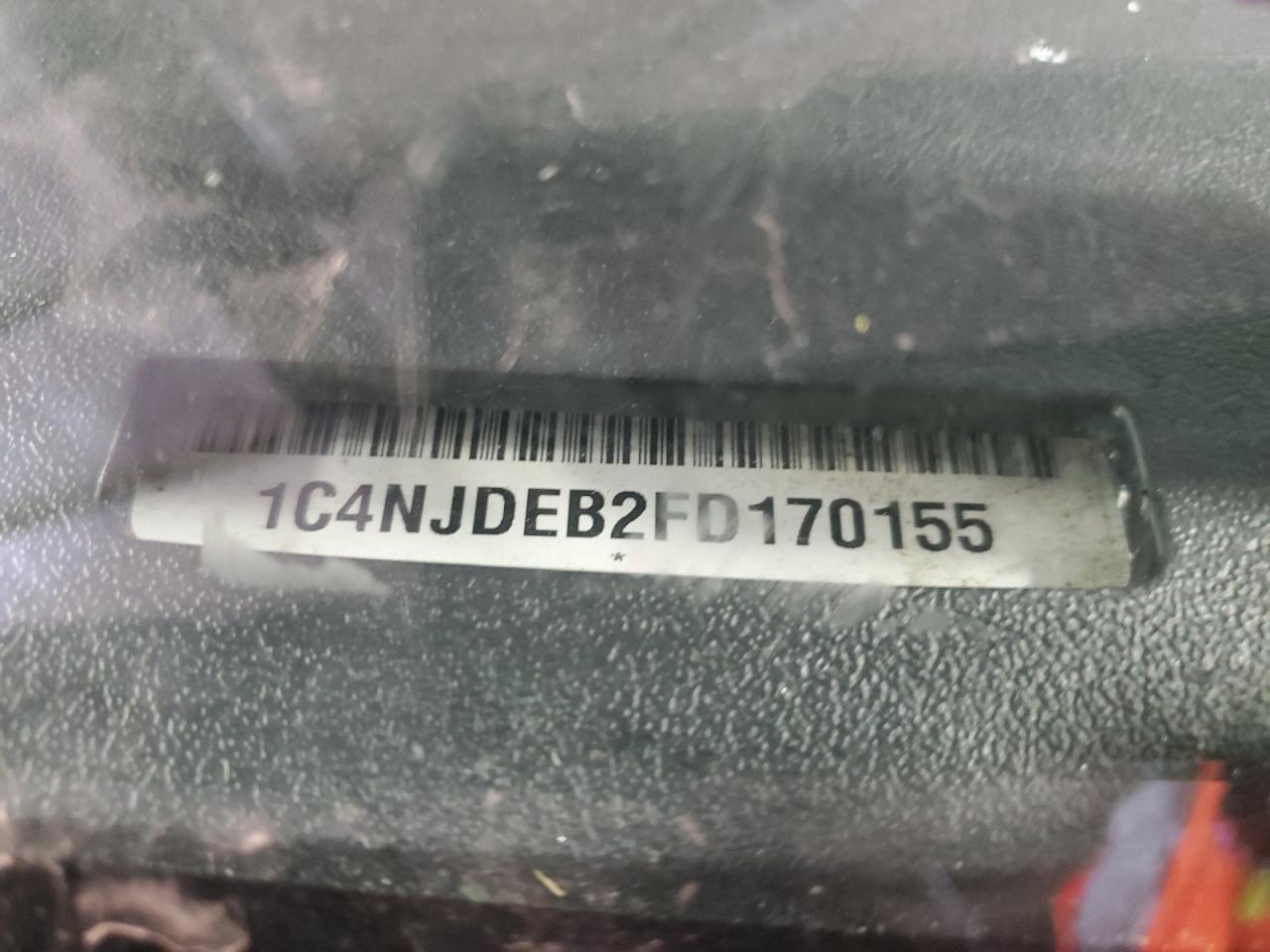 2015 Jeep Compass Latitude VIN: 1C4NJDEB2FD170155 Lot: 84920955