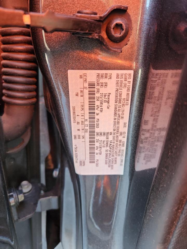 2018 Ford Focus Se VIN: 1FADP3F26JL280259 Lot: 85183545