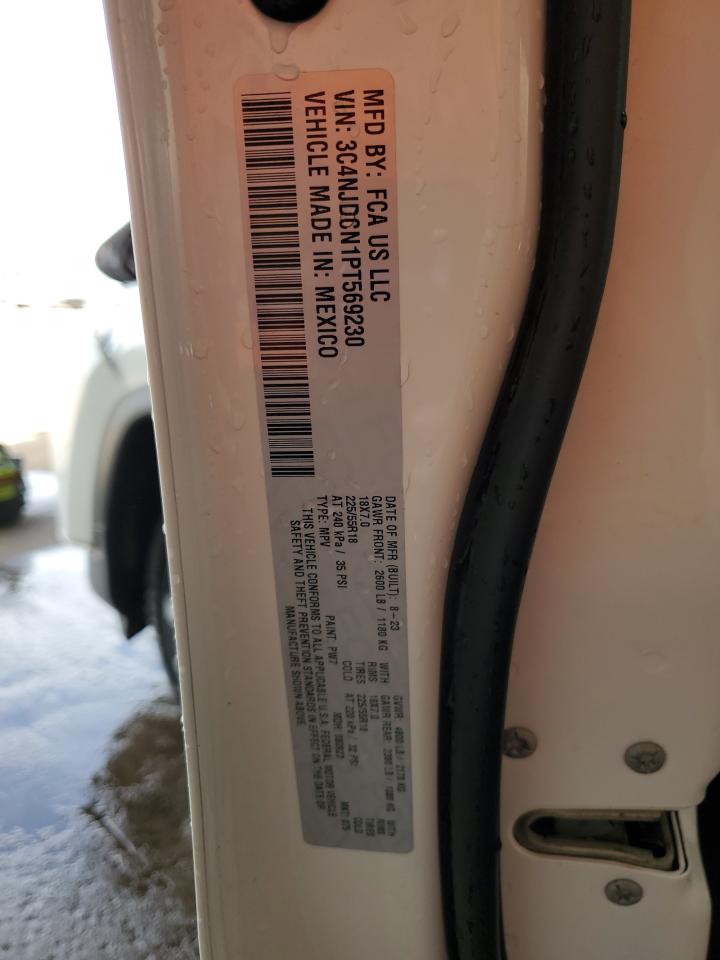 2023 Jeep Compass Limited VIN: 3C4NJDCN1PT569230 Lot: 85919885