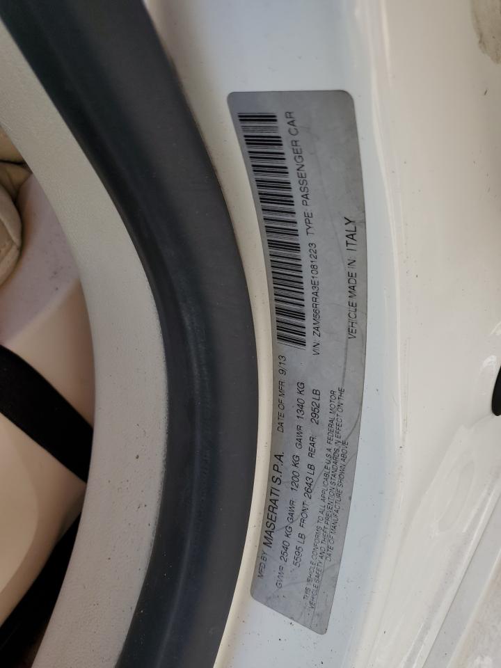 2014 Maserati Quattroporte S VIN: ZAM56RRA3E1081223 Lot: 81659905