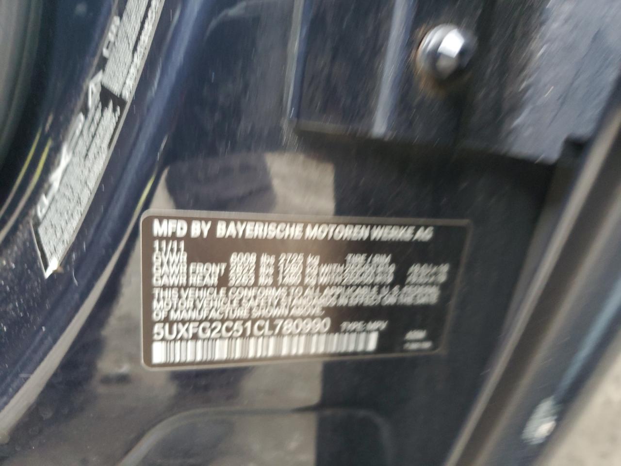 Фото: 5UXFG2C51CL780990