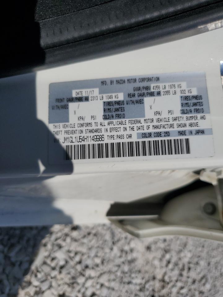 2017 Mazda 6 Sport VIN: JM1GL1U54H1149986 Lot: 84889175