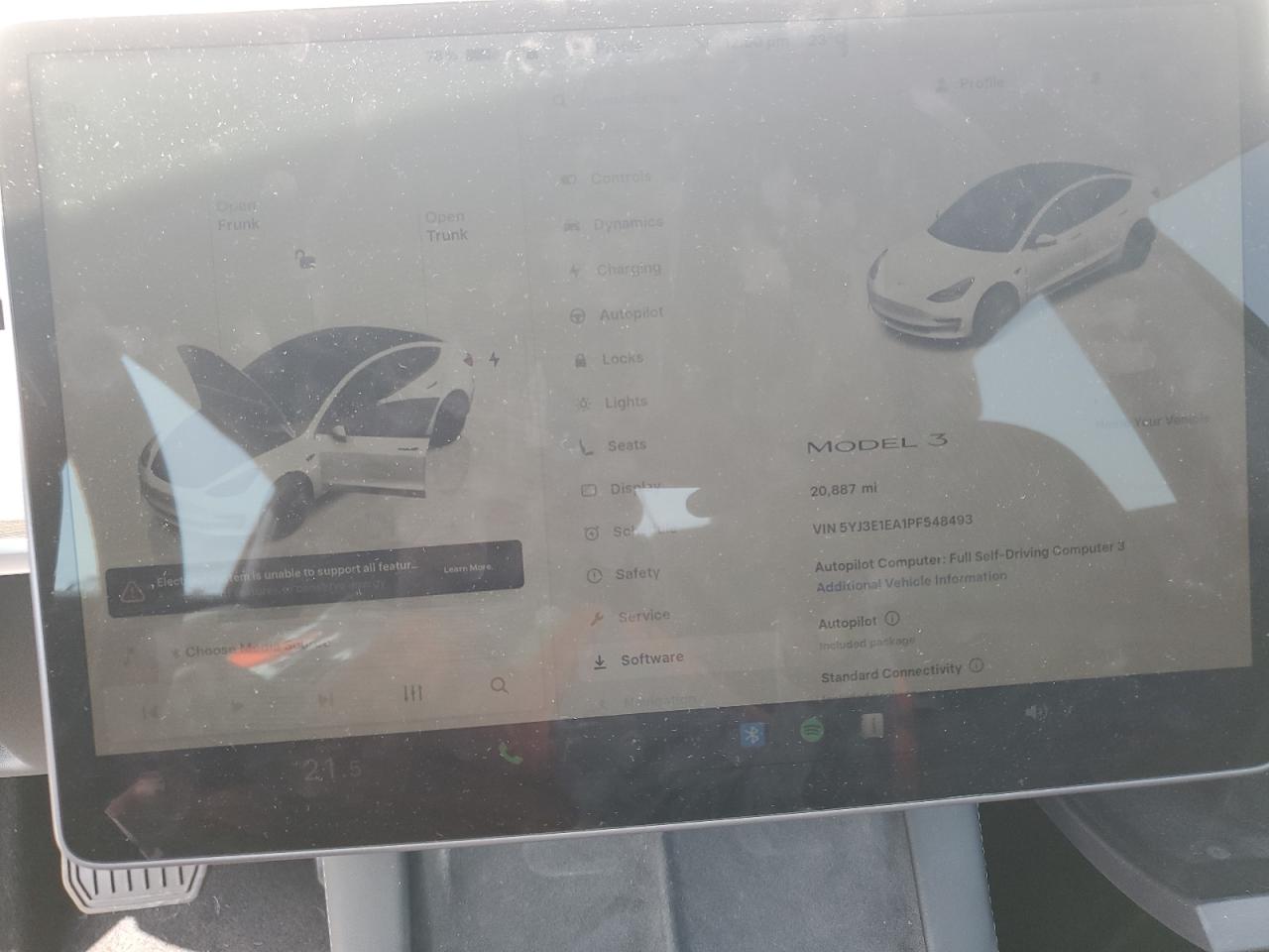 2023 Tesla Model 3 VIN: 5YJ3E1EA1PF548493 Lot: 86283155