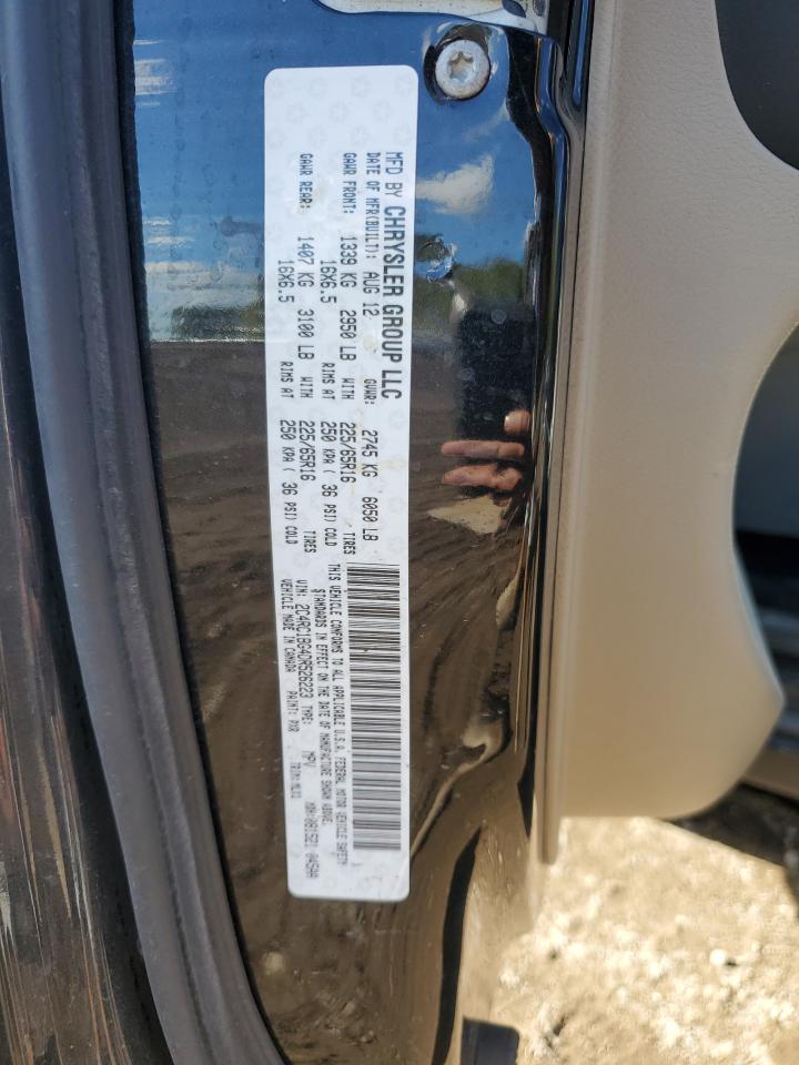 2013 Chrysler Town & Country Touring VIN: 2C4RC1BG4DR526223 Lot: 85713575