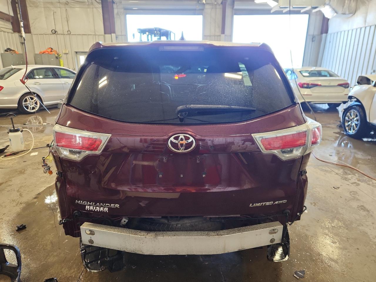 2015 Toyota Highlander Limited VIN: 5TDDKRFH2FS115279 Lot: 82360425