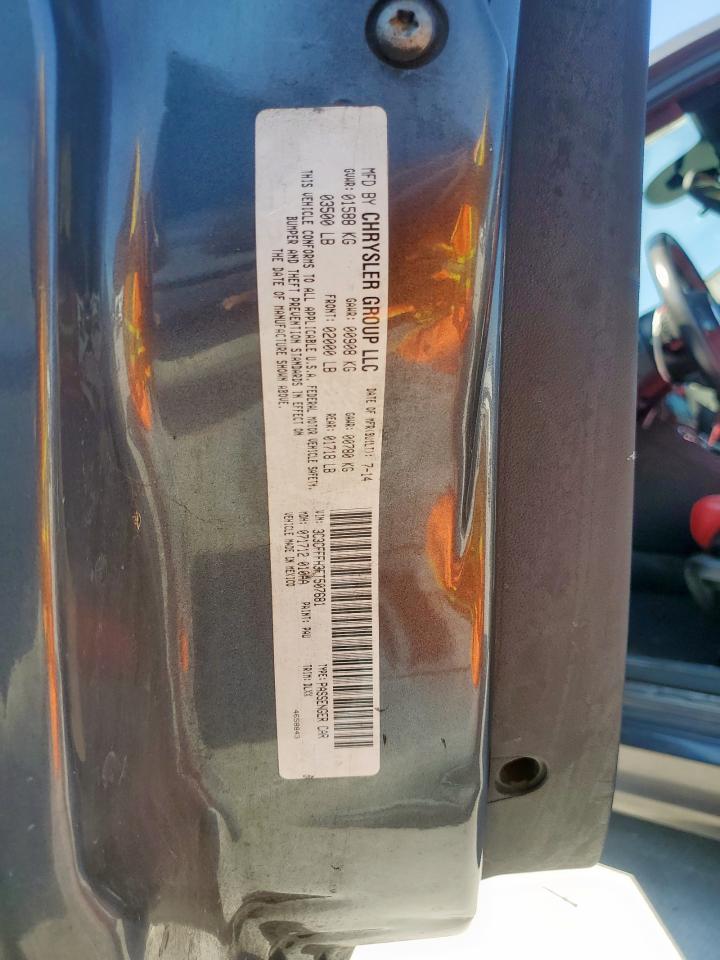 2015 Fiat 500 Abarth VIN: 3C3CFFFH3FT507681 Lot: 85853755