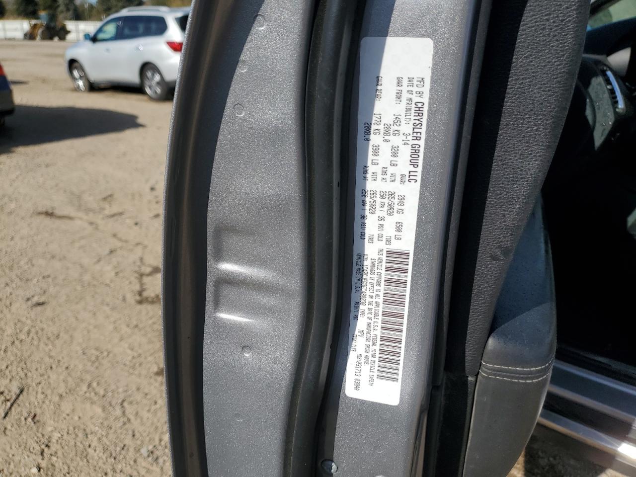 2014 Dodge Durango Citadel VIN: 1C4RDJEG3EC480838 Lot: 85954545