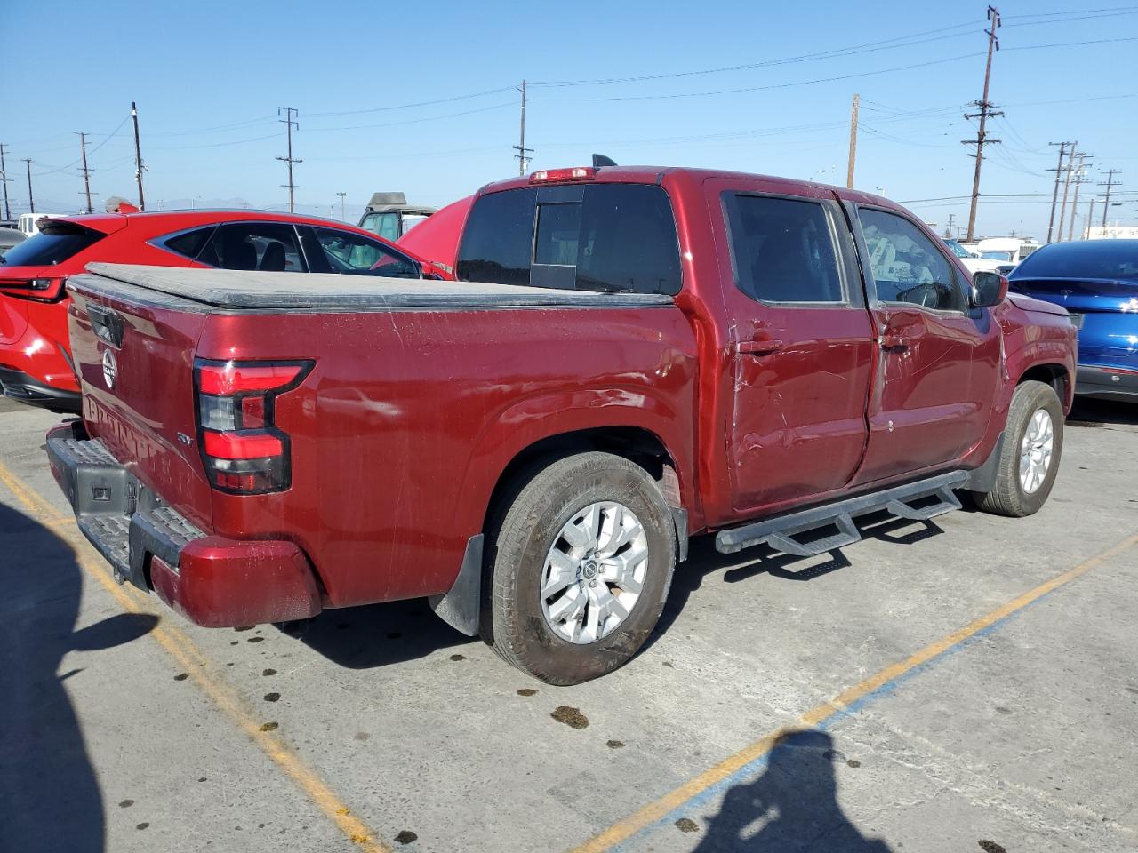 2024 Nissan Frontier S red null gas 1N6ED1EJ1RN647456 photo #4