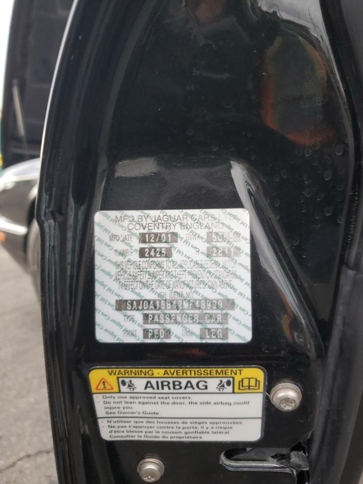 2002 Jaguar Xjr VIN: SAJDA15B42MF48999 Lot: 90449455