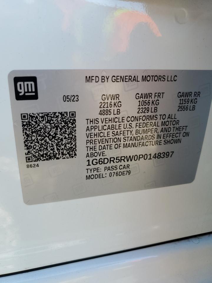 2023 Cadillac Ct5-V VIN: 1G6DR5RW0P0148397 Lot: 85095405