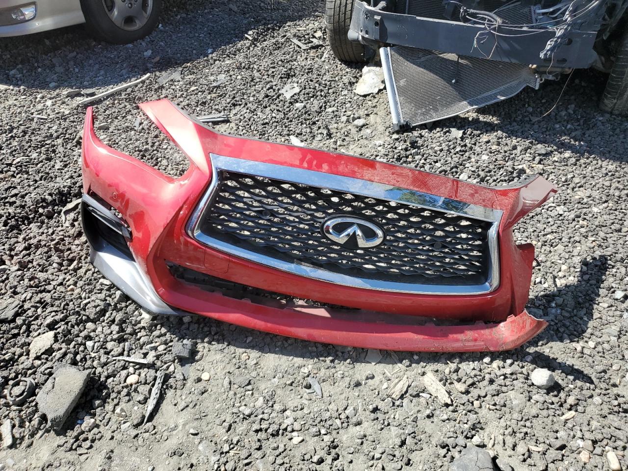 2018 Infiniti Q50 Red Sport 400 VIN: JN1FV7AR6JM481192 Lot: 85184955