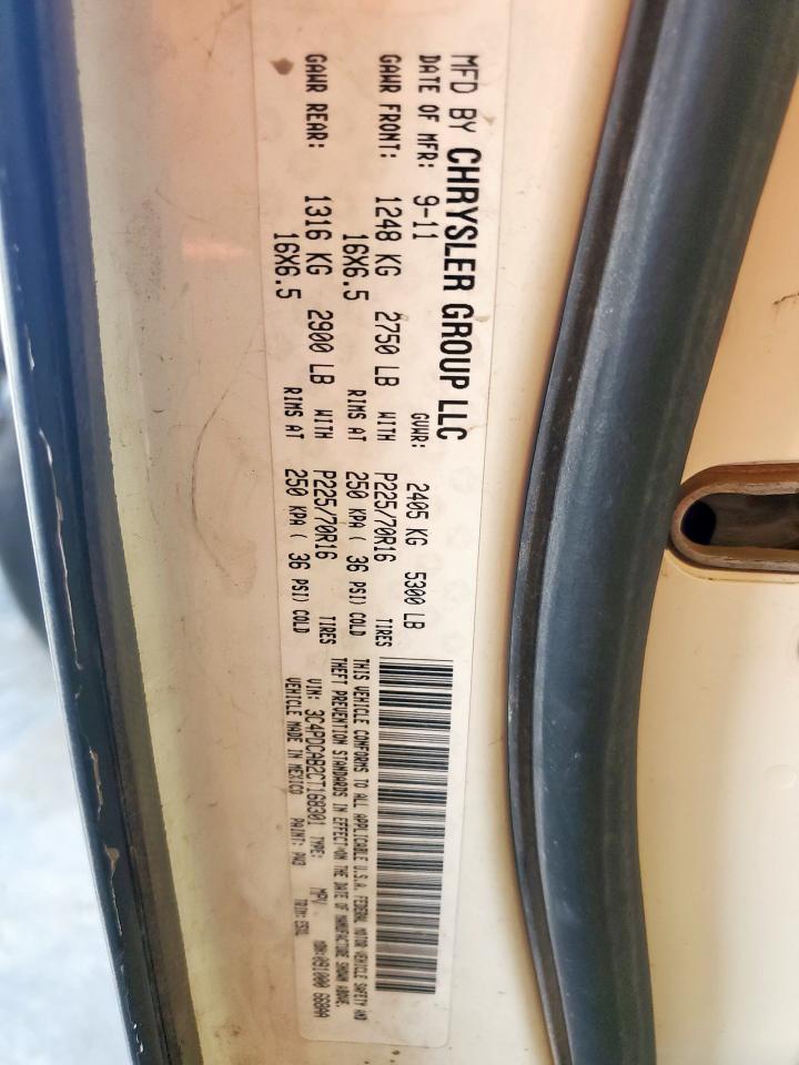 2012 Dodge Journey Se VIN: 3C4PDCAB2CT168301 Lot: 84945685