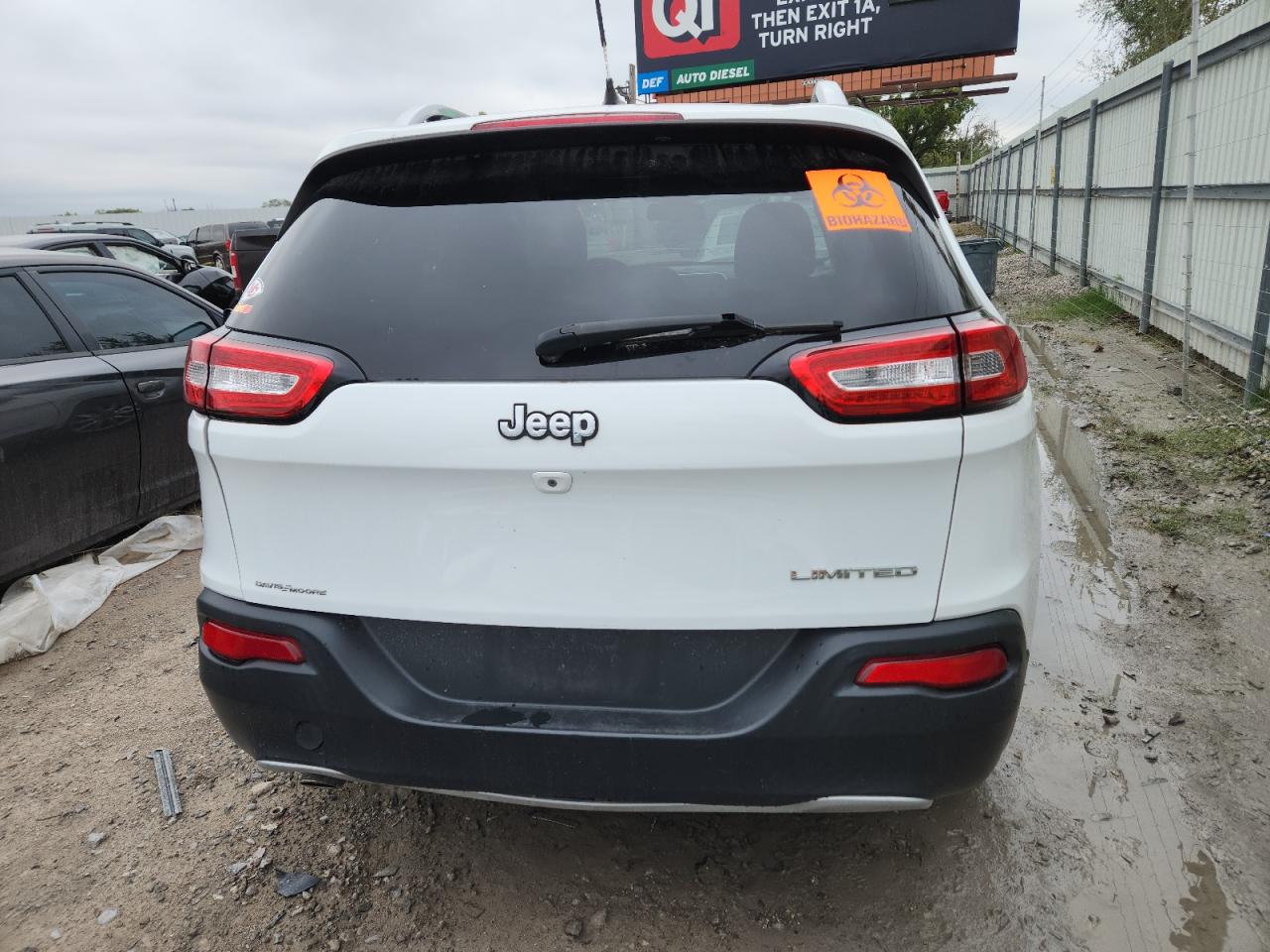 2015 Jeep Cherokee Limited VIN: 1C4PJLDB0FW506085 Lot: 86866365